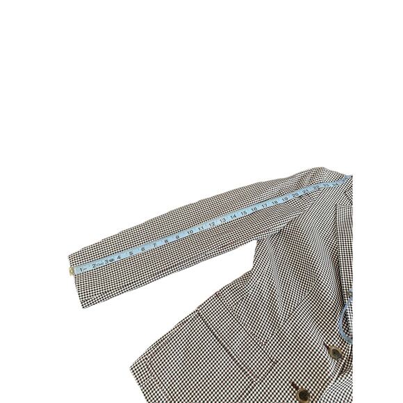 J.Crew Navy Burgundy Preppy Academia Rhodes Micro Houndstooth Blazer Size 4 - Picture 9 of 9